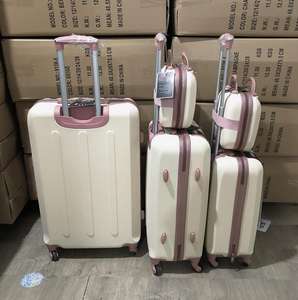 13 15 20 2428インチレディトロリー5個/セット化粧品ケースバッグプラスチックスーツケース付きの新しい旅行荷物 - Product Image 5