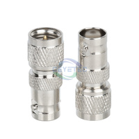 Adaptador coaxial recto BNC hembra a adaptador macho MINI UHF