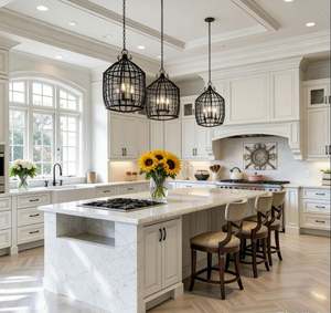 Cuisine extérieure BALOM sur mesure en acier inoxydable avec robinet en acrylique, glissières de tiroirs et évier pour villas, prix d'usine - Product Image 1