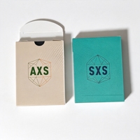 Caja de Cartas de Póker Personalizada al por Mayor, Diseño Impreso en Papel, Plástico PVC Impermeable, Baraja de Cartas en Blanco para Sublimación
