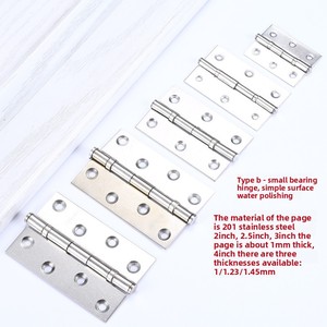OEM/ODM moderno de dos rodamientos de acero inoxidable silencioso persianas de <span class=keywords><strong>bisagra</strong></span> <span class=keywords><strong>plana</strong></span> <span class=keywords><strong>para</strong></span> habitaciones pequeñas pequeña <span class=keywords><strong>bisagra</strong></span> <span class=keywords><strong>puerta</strong></span> <span class=keywords><strong>plegable</strong></span> bisagras de ventana - Product Image 2
