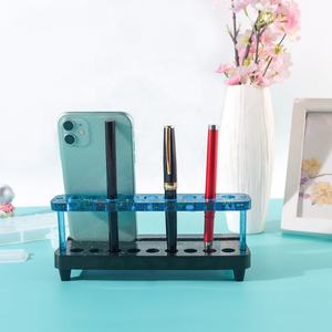 Soporte multifuncional <span class=keywords><strong>para</strong></span> teléfono y lápiz DM360, molde de silicona, resina epoxi, estante <span class=keywords><strong>para</strong></span> cepillo, conjunto de molde de montaje <span class=keywords><strong>para</strong></span> teléfono móvil <span class=keywords><strong>para</strong></span> escritorio - Product Image 3