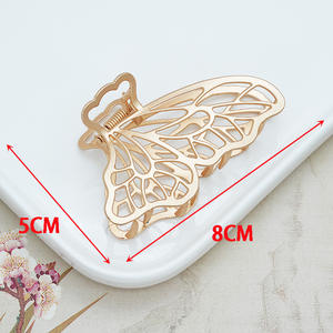 Luxe grande pince à cheveux minimaliste élégant rétro Vintage accessoire <span class=keywords><strong>de</strong></span> cheveux avec perle décoration requin pince pour les femmes - Product Image 3