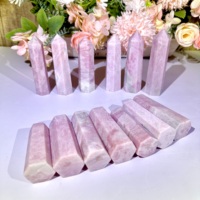 Offre spéciale énergie de guérison naturelle pierres cristal artisanat rose opale tour pour l'alimentation