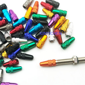 Capuchon <span class=keywords><strong>de</strong></span> <span class=keywords><strong>Valve</strong></span> <span class=keywords><strong>de</strong></span> tube <span class=keywords><strong>de</strong></span> vélo <span class=keywords><strong>Presta</strong></span>, alliage d'aluminium anodisé coloré, Style français, sans chambre à air, pour vélo <span class=keywords><strong>de</strong></span> route - Product Image 1