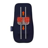 Table de massage vibrante et chauffante pour le cou, la taille, les hanches et les jambes, avec contrôle manuel, appareil de massage multi-zones