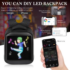 Arimepi Led <b>Backpack</b> 20-39L Softback With Display For Daily Use - Product Image 3