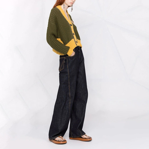 Guoou maglieria ultimo Design lavorato a maglia in <span class=keywords><strong>lana</strong></span> di Cashmere Lady <span class=keywords><strong>Cardigan</strong></span> maglione donna manica lunga - Product Image 3