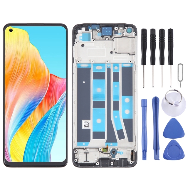 Wholesale 6.43 Inch for OPPO A78 4G 100% Original AMOLED Touch Display LCD Screen Digitizer Full Assembly with Frame