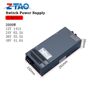 2000w 3000w <span class=keywords><strong>Dc</strong></span> Switching Adaptadores de modelo de alta potência 220v ac para 24vdc Fontes de alimentação de saída com led 24v - Product Image 2