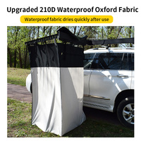 Tente de douche extérieure pour voiture avec auvent, en tissu Oxford enduit de PVC, pour toilettes et douche en extérieur (Arabie Saoudite)