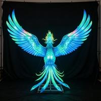 Göttliche Vogel-Laternen Chinesisches Frühlingsfest Weihnachten Halloween Neujahr Outdoor LED-Beleuchtungsinstallation Bestseller