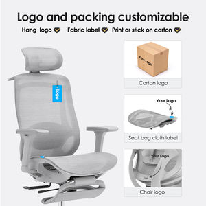 Silla Giratoria Ergonómica de Malla para Oficina en Casa con Reposapiés, Conjunto de Escritorio y Silla para Oficina en Casa, Mesa de Oficina - Product Image 4