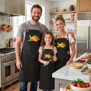 High Quality Cotton Baker <b>Apron</b> Custom Logo Kitchen Chef Barista Canvas <b>Apron</b> Adjustable Bbq Garden Embroidered <b>Aprons</b> Delantal - Product Image 2