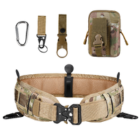 Camouflage extérieur sangle en nylon solide ceinture tactique porte-pochette formation ceinture tactique pour hommes