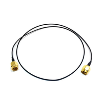 Câble coaxial micro d'usine, assemblage SMA mâle vers SMA mâle, 1,13 mm 1,37 mm LMR100 RG174, rallonge coaxiale RF pour antenne