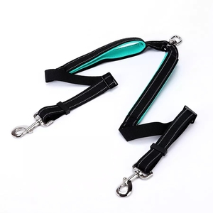Correa retráctil de entrenamiento para perros, acoplador doble ajustable para entrenamiento de perros, manos libres, 2 vías, <span class=keywords><strong>Triple</strong></span>, múltiple - Product Image 3