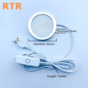 Usb RGB LED dưới tủ 3D in Puck ánh sáng điều khiển từ xa Kệ chiếu sáng cho bambu phòng thí nghiệm LED Đèn Kit Đèn vỏ Led Cơ sở ánh sáng - Product Image 2