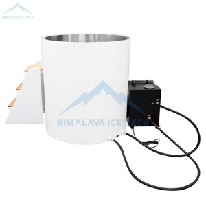 Bain froid pour 2 à 4 personnes - Refroidisseur intégré 1HP/1.5HP, double paroi <span class=keywords><strong>en</strong></span> acier inoxydable 304, silencieux et adapté à toutes les conditions météorologiques pour le bien-être et les spas - Product Image 5