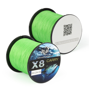 Spinpoler tressé ligne de pêche mer pêche en eau salée 8 brins vert 300m PE Trenzado Pesca bar carpe <span class=keywords><strong>truite</strong></span> eau salée eau douce - Product Image 6