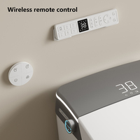 Nouvelle Conception - Toilette Intelligente à Bidet Intégré, à Chasse d'Eau Automatique Infrarouge, à Commodes Allongées et à Fonction Flip Flush