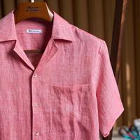 Kemeja Pria Kasual Lengan Pendek Kemeja Linen Pria 100% Linen Murni Bernapas Pakaian Liburan Ringan Lembut Logo Kustom OEM ODM