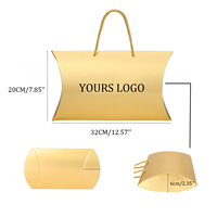 CSMD Chine Fabricants Yiwu Cadeau Paquet Accepté Noir Logo Imprimer Personnalisé Oreiller Forme Or Perruque Boîtes D'emballage pour Dames
