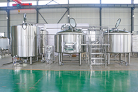 Système de brassage de bière automatique de grande taille Brasserie Équipement de brassage industriel