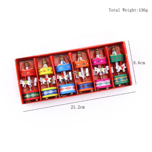 Venta al por mayor, 6 unidades, mini carrusel de madera, regalo de Navidad, navidad - Product Image 3