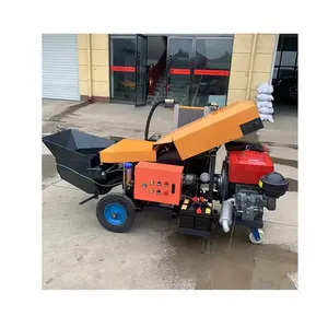 Bomba de vertidos de estructura secundaria inclinada a diésel, máquina transportadora de hormigón de piedra fina, maquinaria de construcción, <span class=keywords><strong>mortero</strong></span> de cemento - Product Image 1
