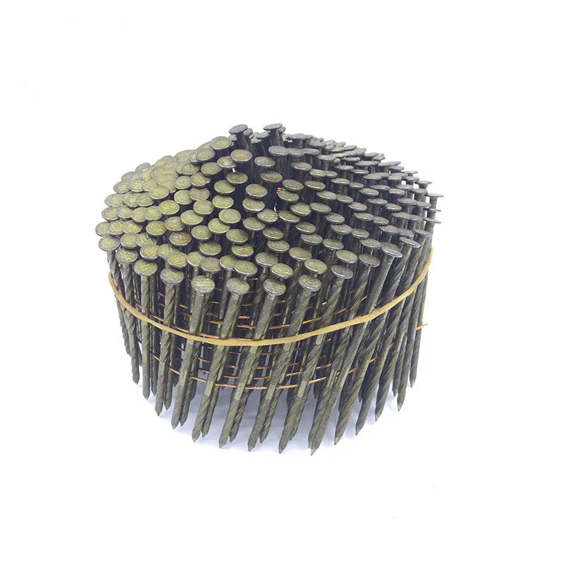Clou décoratif de meuble tige de vis en acier tige lisse série CN15W clou de bobine de fil de palette