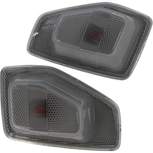 Luz de posición delantera Royal Sun, luces direccionales de guardabarros para Hummer H3 H3T 25791936, 25791937 Reemplaza 15816672, 15816673 - Product Image 3