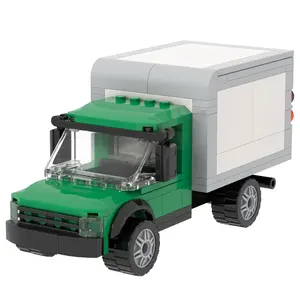 MOC4116-4121 внедорожник фургоны с коробками грузовик Форд Мустанг скоростной городской автомобиль набор модель DIY сборка детские игрушки