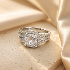 Anello Pavé per Donne, Elegante Gioiello Scintillante alla Moda - Product Image 3