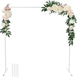 Kim Loại vòm vuông đứng đám cưới vòm Backdrop đứng Photo Booth nền trang trí - Product Image 2