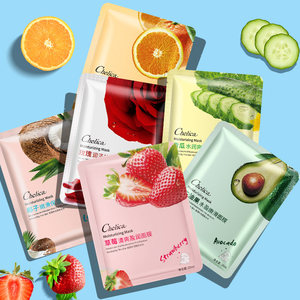 Kelica vente en gros, <span class=keywords><strong>masque</strong></span> éclaircissant pour le <span class=keywords><strong>visage</strong></span>, hydratant, <span class=keywords><strong>concombre</strong></span>, fraise, avocat, fruits - Product Image 5