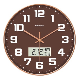 Hiện Đại Sáng Tạo Thạch Anh Đồng Hồ Lớn Im Lặng Đồng Hồ Treo Tường Kim Nhựa Nhà Thời Trang Cho Phòng Khách Đơn Giản Phong Cách Hộp Bao Bì - Product Image 1