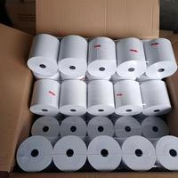 Rouleau de papier thermique 80x80mm 70gsm de qualité professionnelle sans BPA, idéal pour les supermarchés à fort trafic commercial