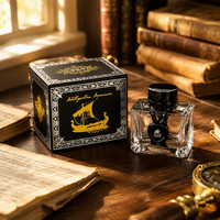 Grosir set hadiah mewah asli botol minyak parfum dengan kotak Mini Oud parfum asli Pria Wanita