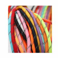 Cordon élastique tressé avec logo personnalisé Cordes d'emballage en nylon avec cordon de serrage