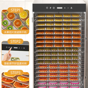 Stainless Steel Air-drying <b>Machine</b> <b>Vegetables</b> Meat Fruits Visible Commercial Large-capacity Dried <b>Fruit</b> Dehydrator High Efficien - Product Image 3