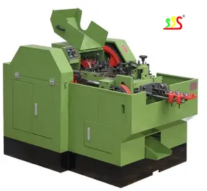 cold heading machine and threading rolling machines for making nails and screws
