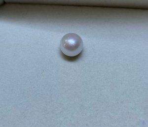 Perlas sueltas redondas teñidas en oro cultivadas en agua dulce de 8mm de alta calidad, perlas sueltas naturales de buen brillo para promoción - Product Image 2