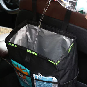 Multi-Purpose Impermeável Pendurado Organizador Do Assento De Carro <span class=keywords><strong>Oxford</strong></span> Pano Dobrável com Porta-copos Saco De Armazenamento Do Carro - Product Image 5