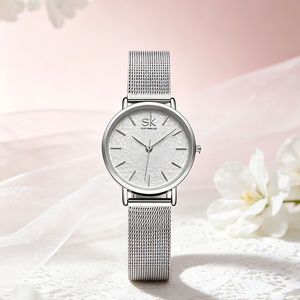 Minimalist <strong>Women</strong> Quartz <strong>Watch</strong> Mesh Stainless <strong>Steel</strong> <strong>Strap</strong> 30mm Ultra Slim Ladies Wristwatch Top Seller for Global Distributor OEM - Product Image 4