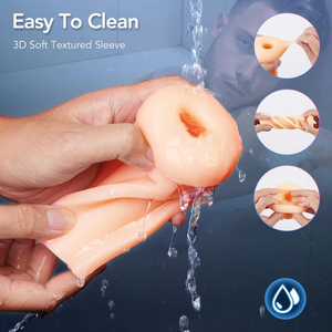 Masturbador Masculino Automático, Bomba para Pene de Manos Libres, 9 Velocidades de Empuje, Vagina de Bolsillo con Textura de Silicona Realista en 3D, Estimulador Masculino - Product Image 4