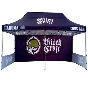 Stand de salon professionnel en aluminium avec impression personnalisée par sublimation, 3x3m/3x6m, pliable et portable, tente de jardin extérieure - Product Image 1