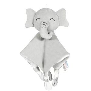 Doudou apaisant pour bébé, motif éléphant et lapin, peluche de confort pour nouveau-né, qualité maternité, à mâcher, machine à sommeil profond - Product Image 1