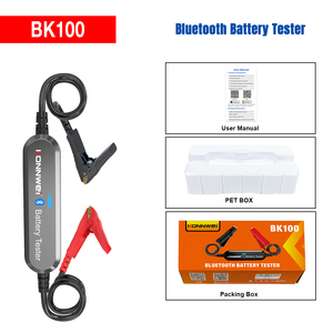 Aplicación móvil Bluetooth tipo 6V 12V probador de batería de coche KONNWEI BK100 Monitor de forma de onda de voltaje - Product Image 5