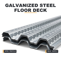Plancher ouvert en acier à forte charge, support structurel composite pour zones de machines lourdes.